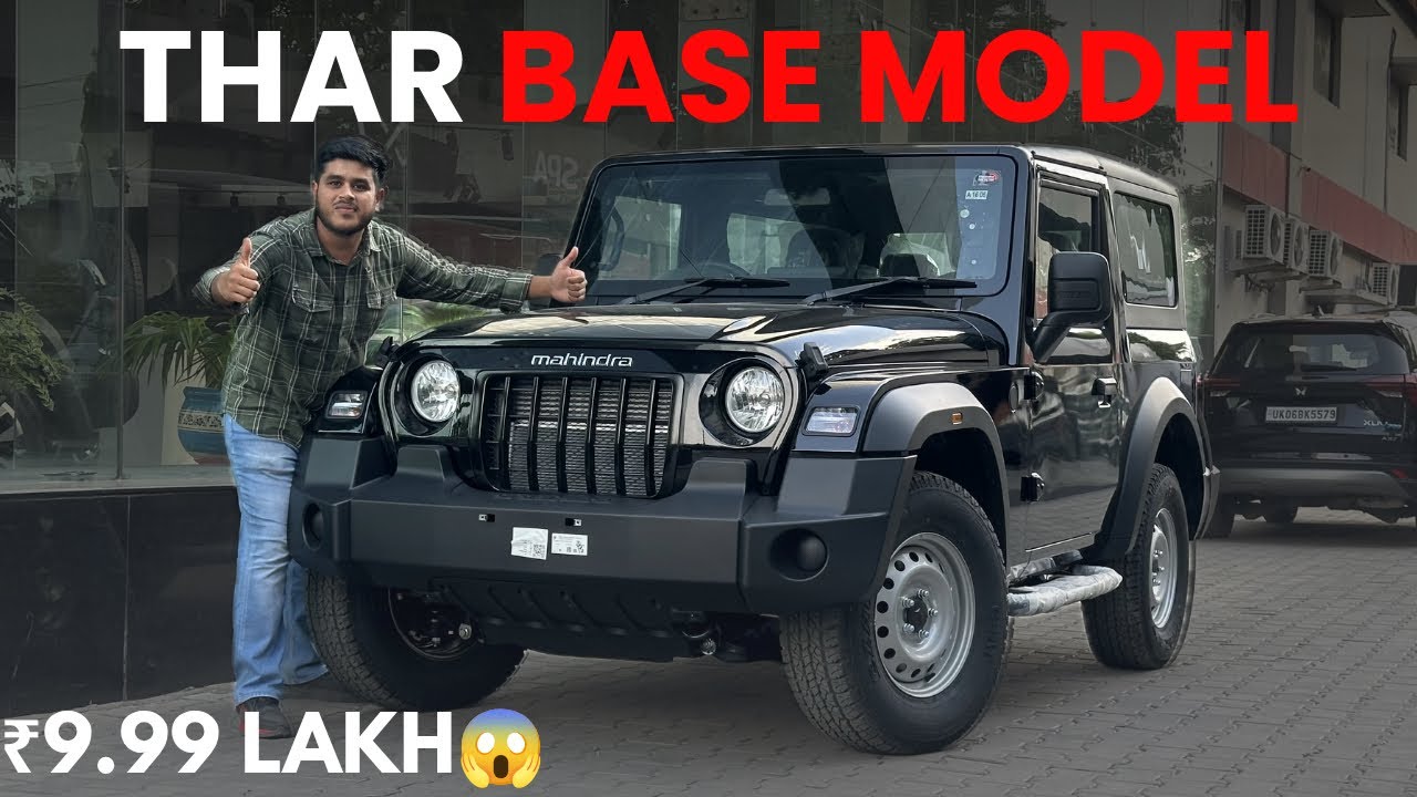 Mahindra Thar 3 Door Base Model AXT 2026- Detailed Review 