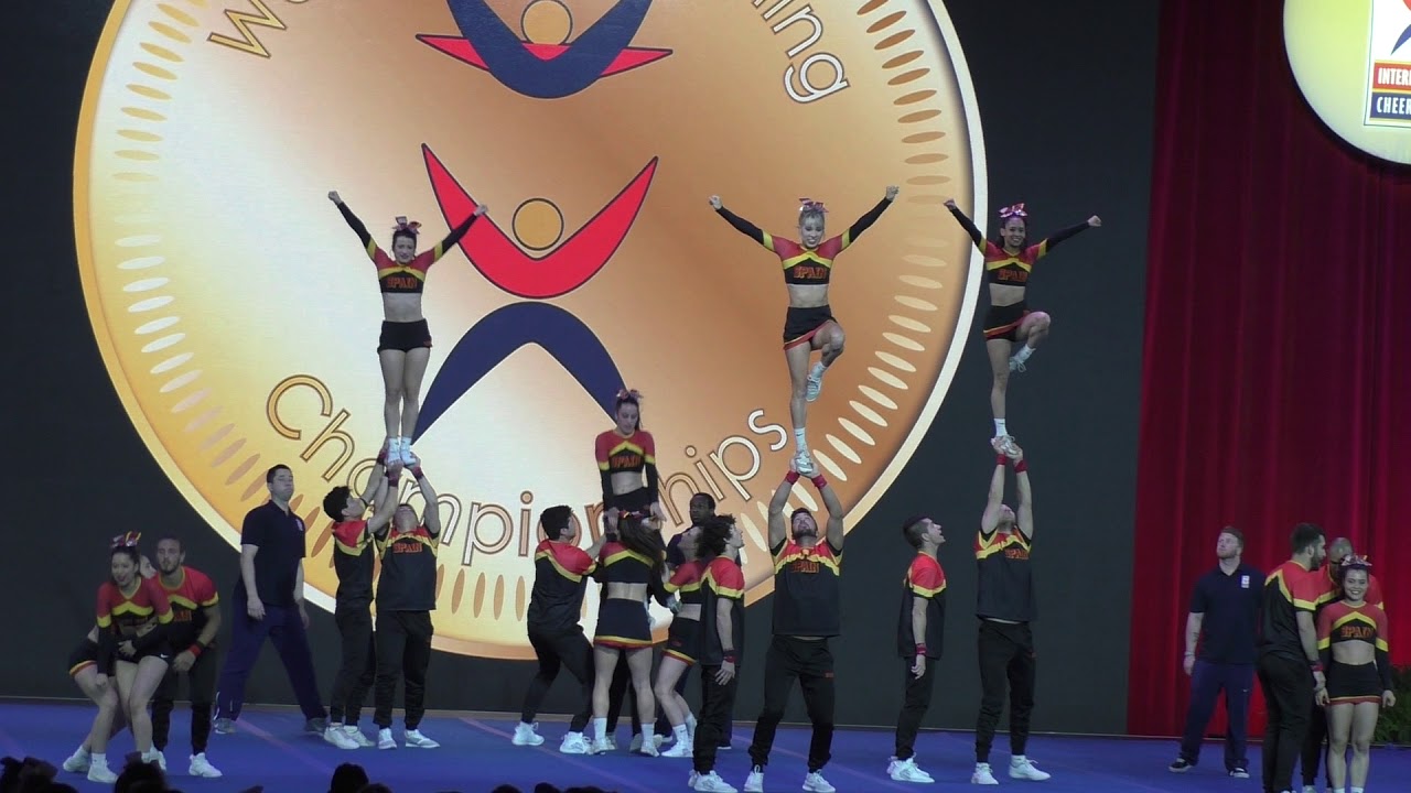 SPAIN Coed Elite semis at ICU WORLDS 2018