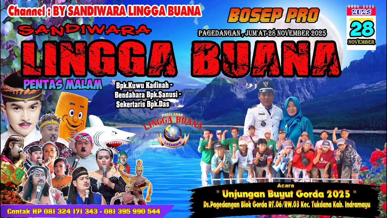 LIVE SANDIWARA LINGGA BUANA Pagedangan , Jum'at 28 November 2025  PENTAS MALAM CERITA