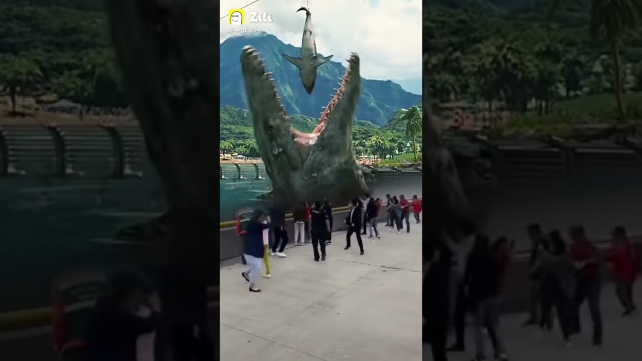 The real monster in the river is eating shark and people are terrified of fear #shark #shorts