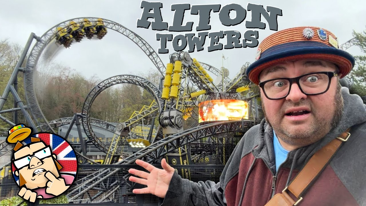 Парк развлечений Alton Towers &mdash; потрясающие тематические американские горки: Smiler, Wickerman, N...