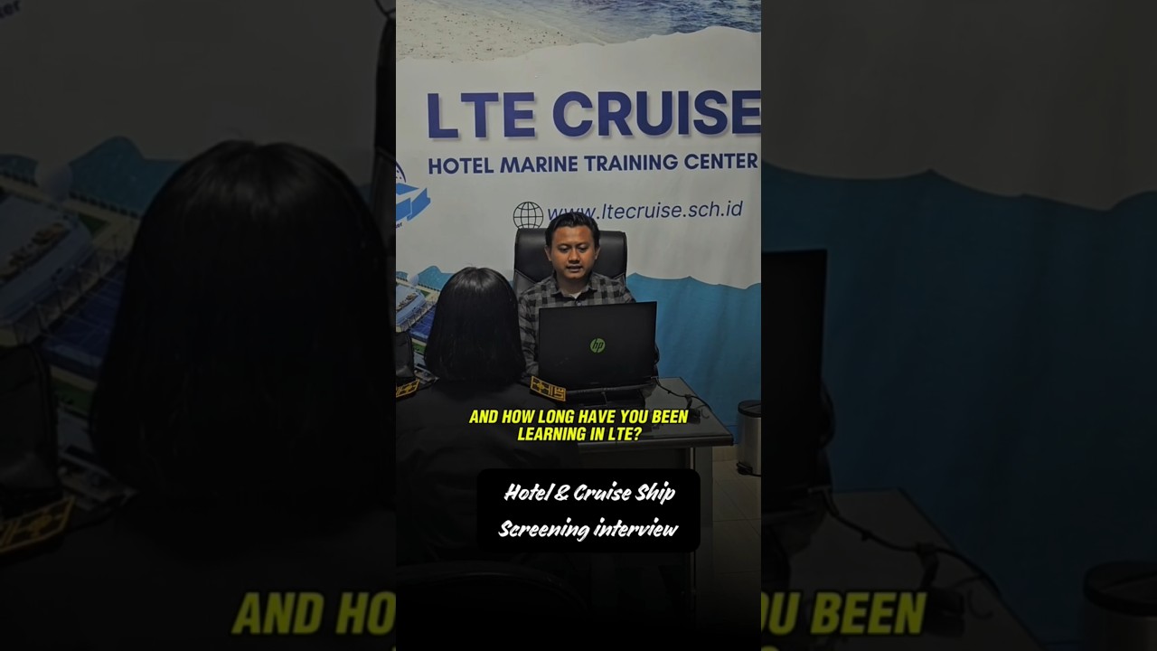 Interview hotel dan kapal pesiar #interview #englishinterview #hotel #kapalpesiar