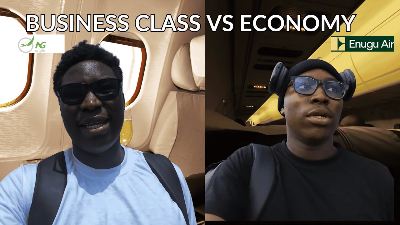 Business Class vs Economy In Nigeria (Domestic Flight) |  Enugu Air | Ng Eagle Airline