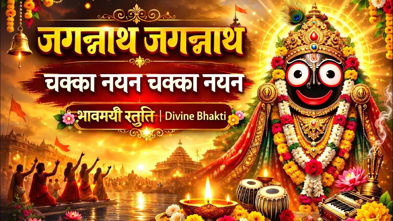 जगन्नाथ जगन्नाथ | चक्का नयन चक्का नयन | भावमयी स्तुति 🙏🙏🙏