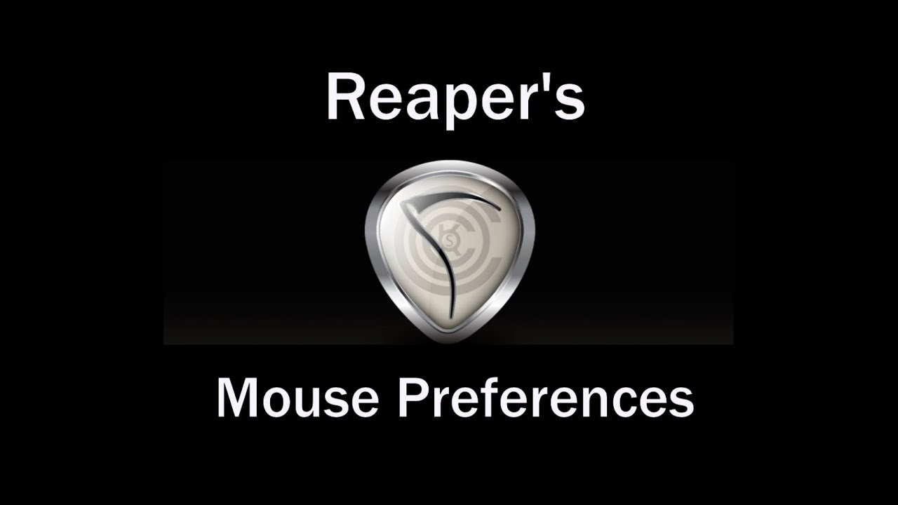 Mouse Preferences in REAPER