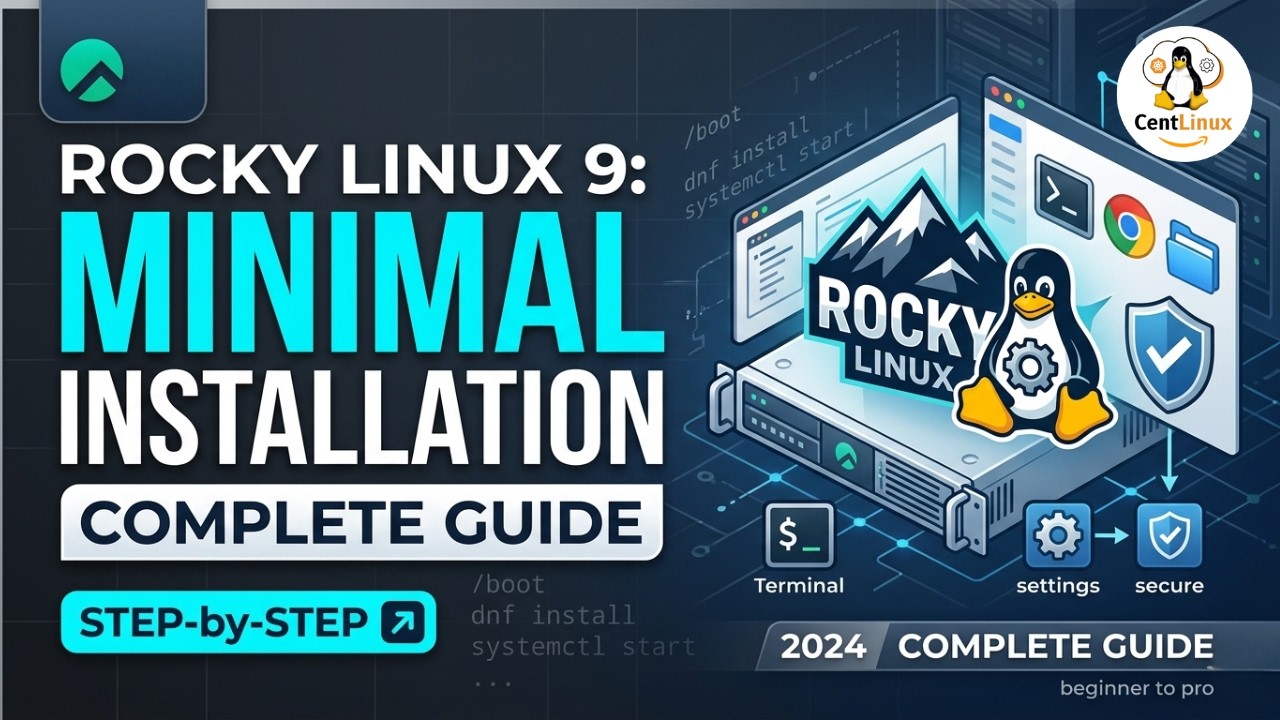 Rocky Linux 9: Minimal Installation with Complete Guide