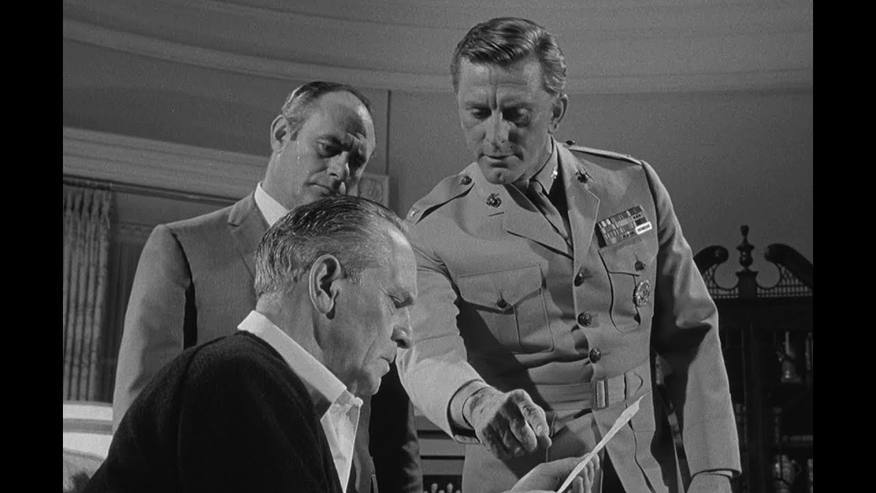 Seven Days in May (1964) - Kirk Douglas, Fredric March, Martin Balsam - you're suggesting what?