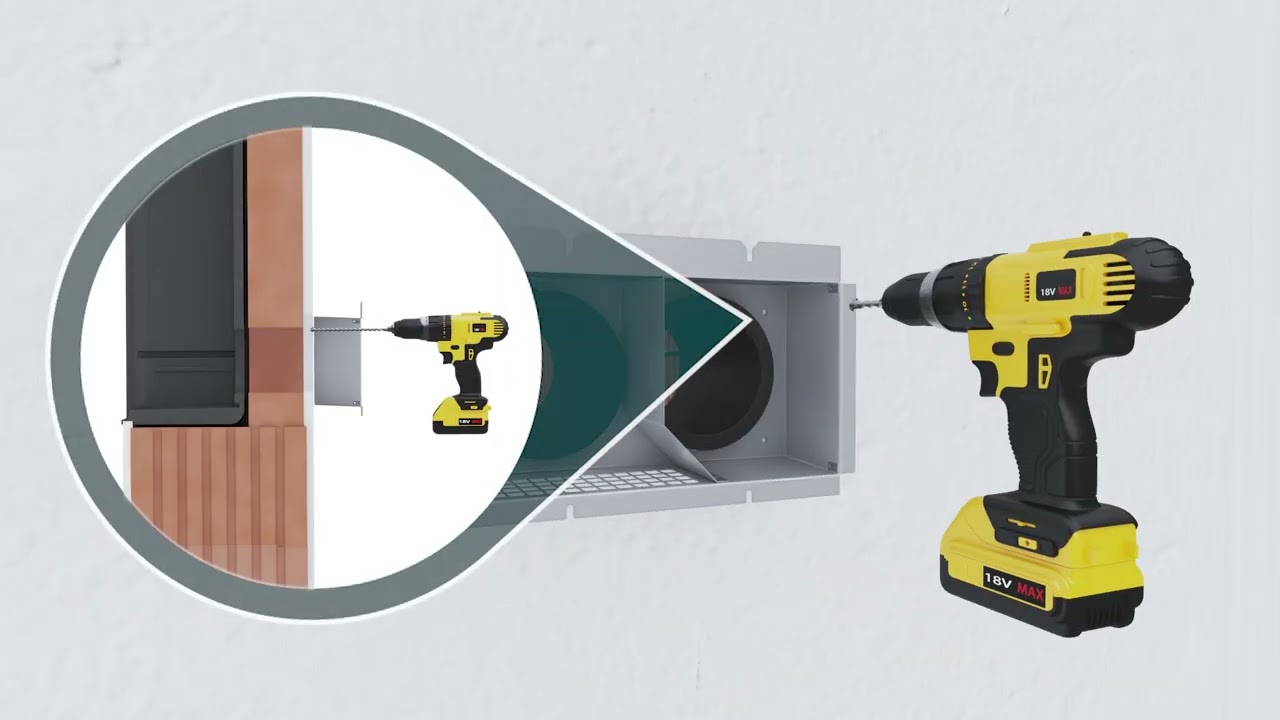 Zehnder ComfoAir Fit 100 Flush-mounted Installation