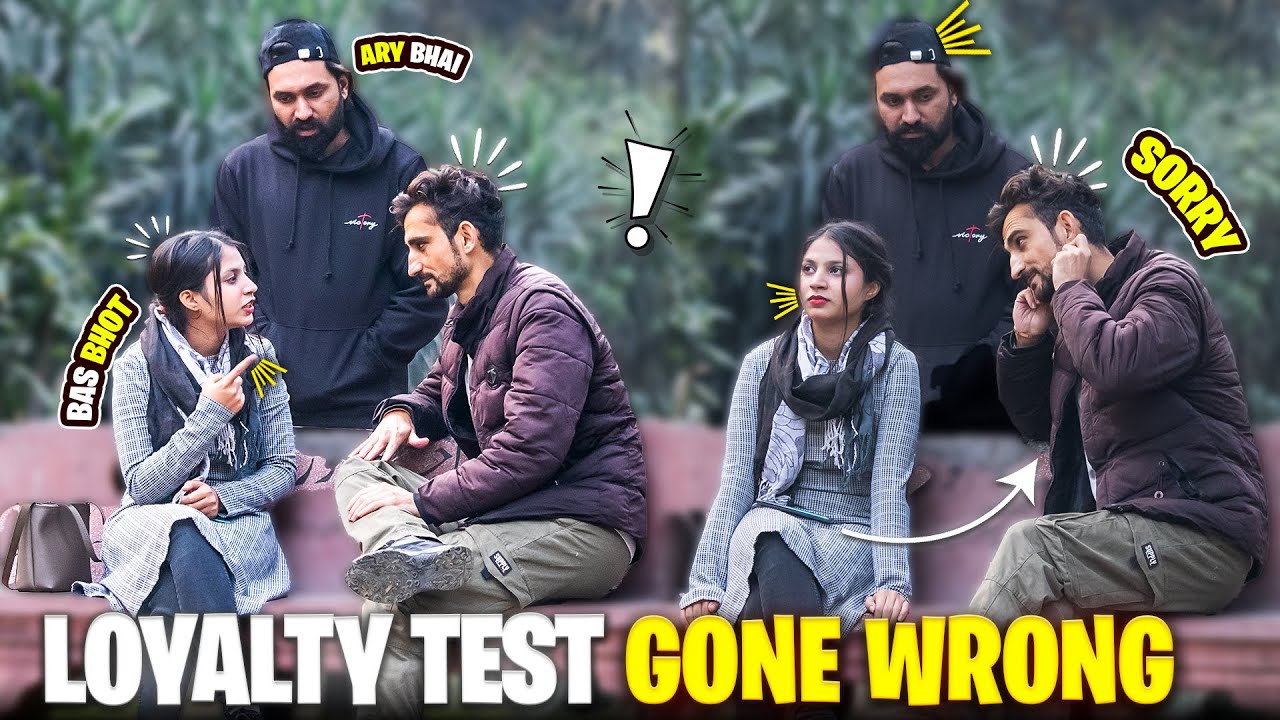 Live Loyalty Test 😍 | Friend girlfriend 😳 | Gone Wrong 😢