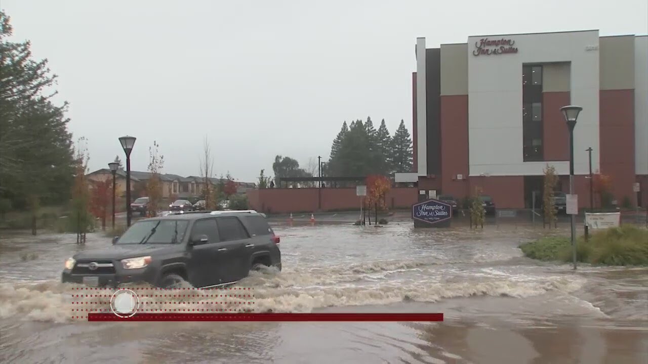 Relentless rain causes flooding in Santa Rosa