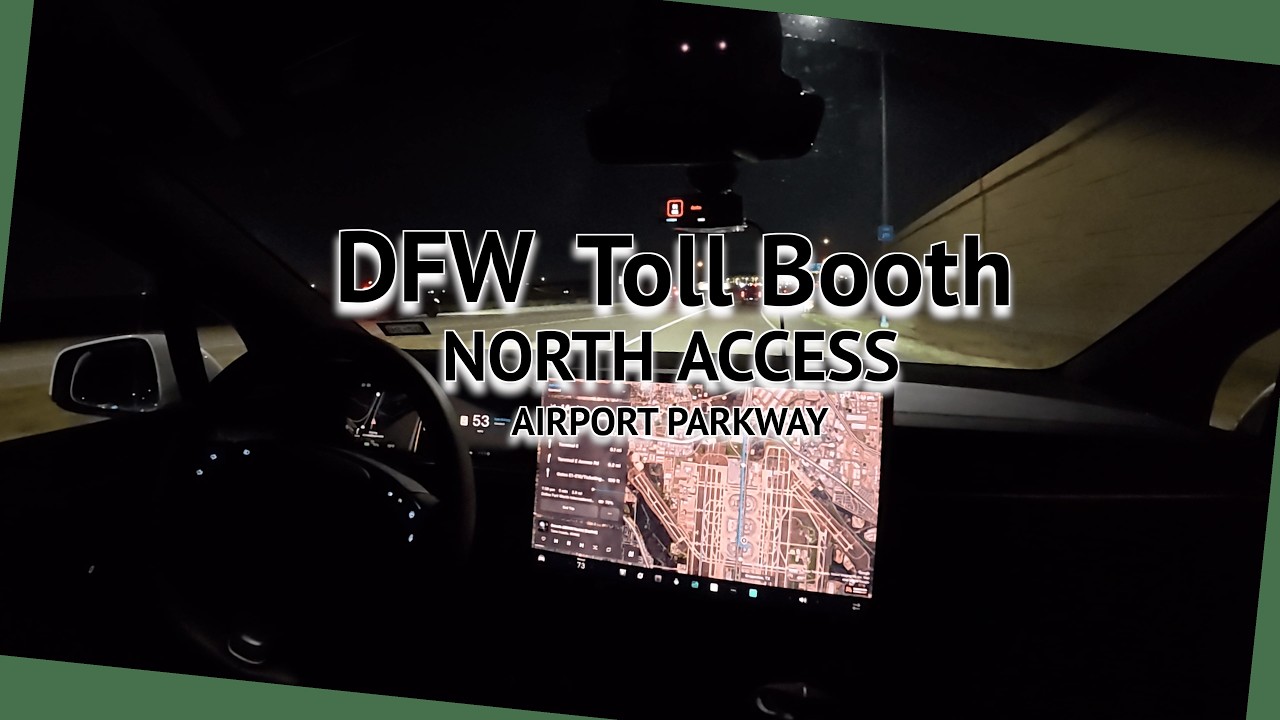 Nighttime Arrival at DFW Airport