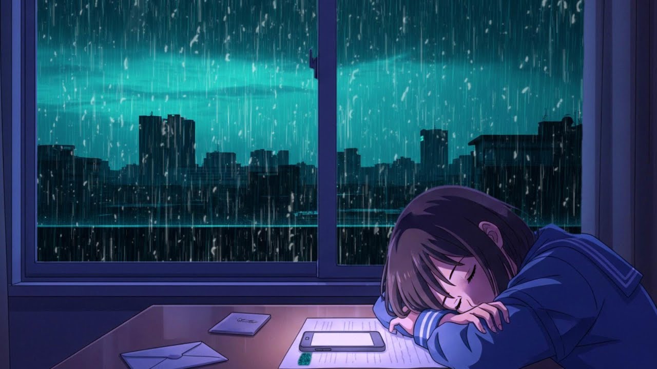 Relaxing Music with Rain Sounds for Stress Relief, Anxiety & Depression | Fall Asleep Fast