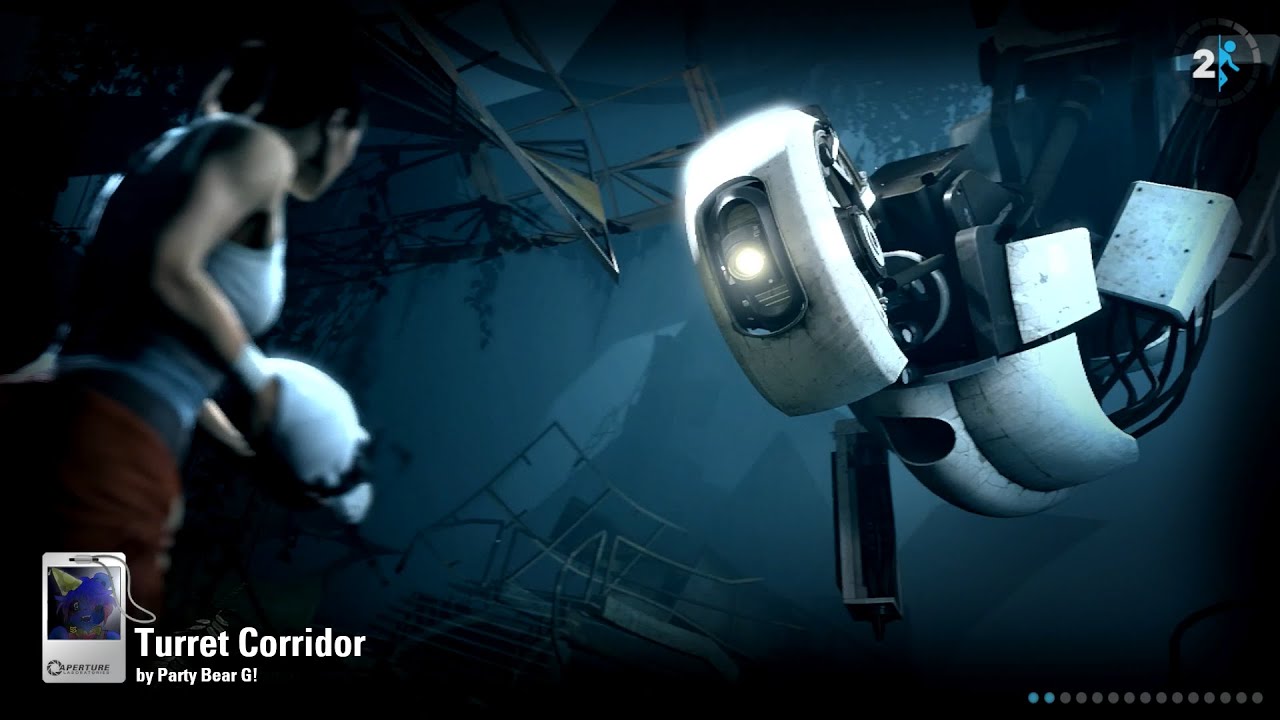 Turret Corridor by Party Bear G! [Portal 2 - Community Chamber]