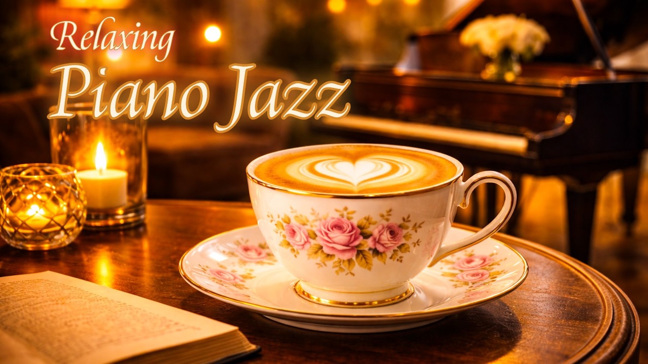 Playlist | Relaxing Piano Jazz – Elegant Cafe Piano for Study & Work