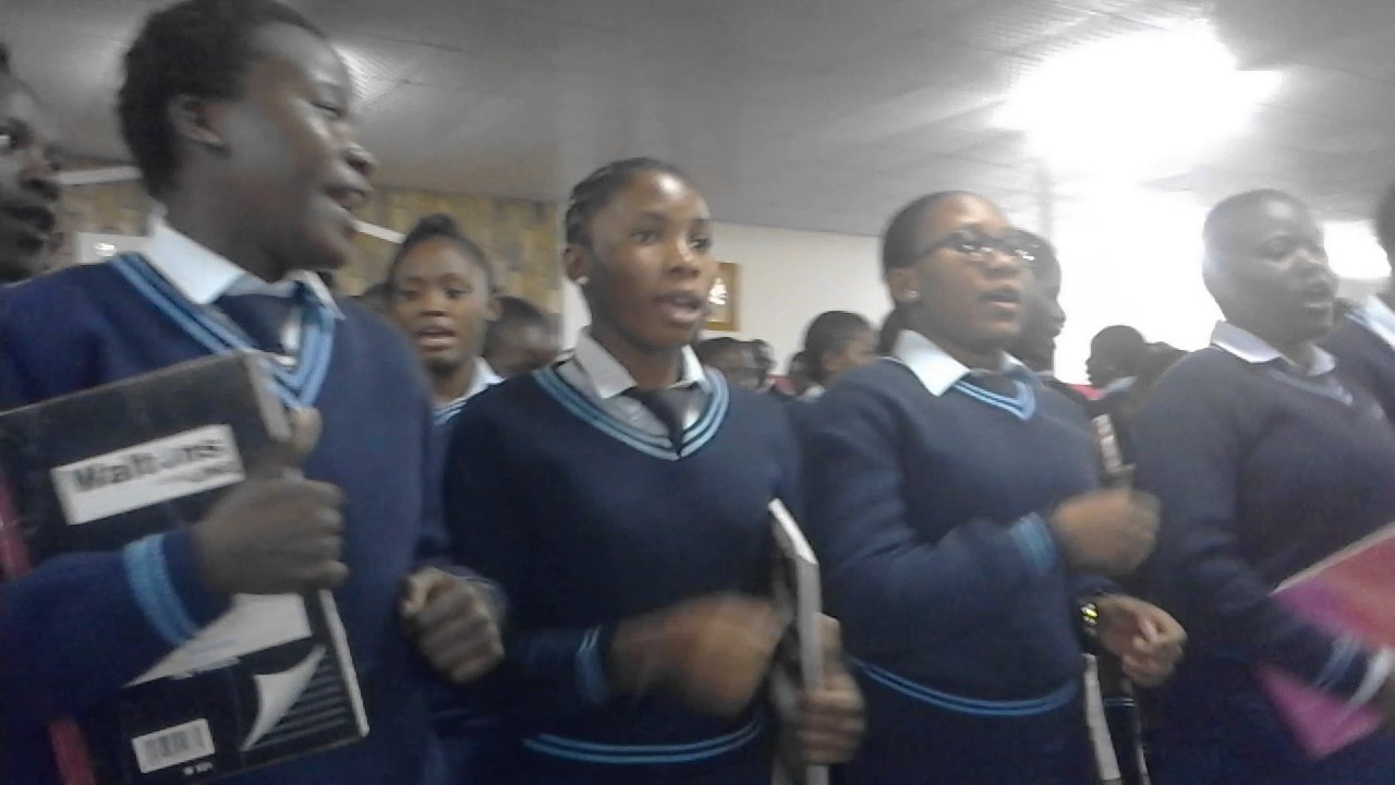 Andimba Toivo ya Toivo SSS SCM  2016 on the stage.(Onguta ELCIN church Ondangwa)
