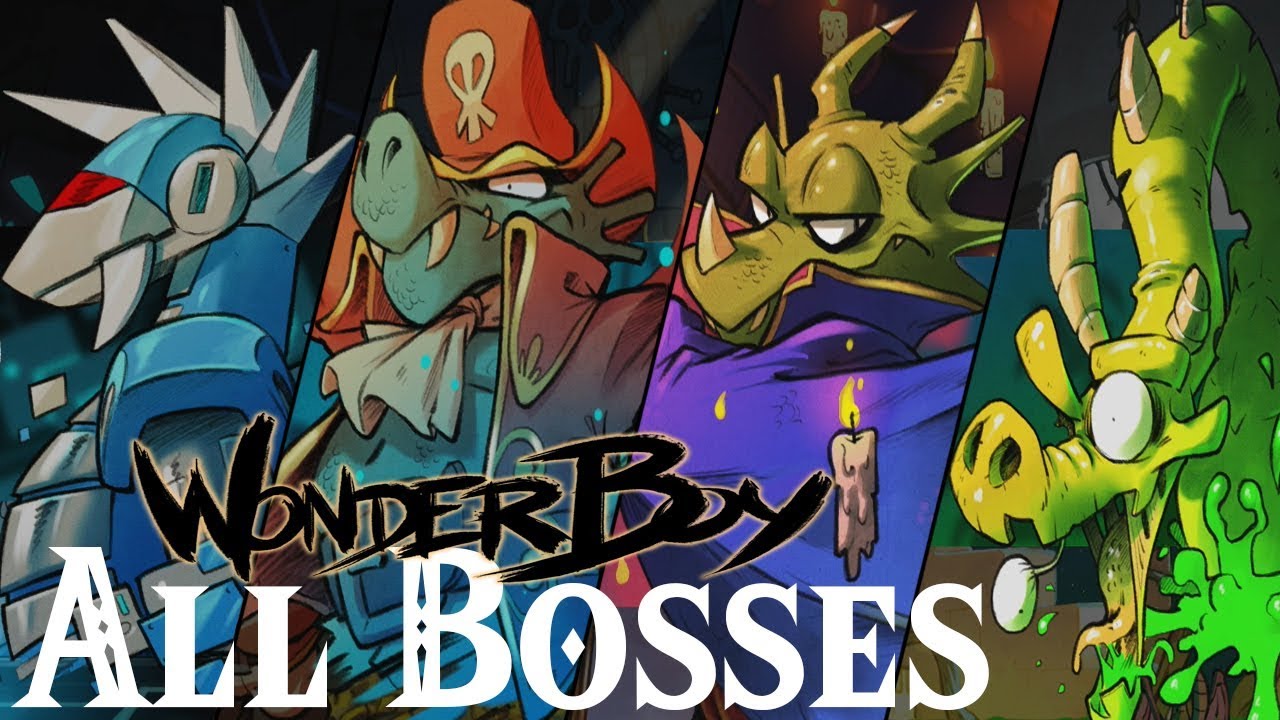 Wonder Boy : The Dragon's Trap // All Bosses