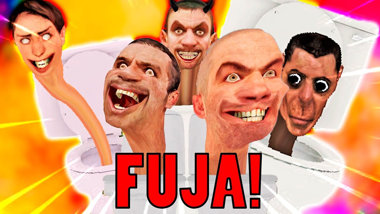 fuja do SKIDIBI TOILET !!!!!!!!!!