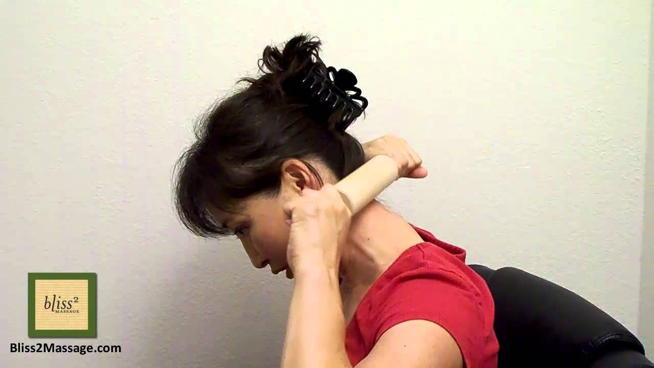 Self Rolling Pin Massage | How To Massage Neck - Massage Monday 138