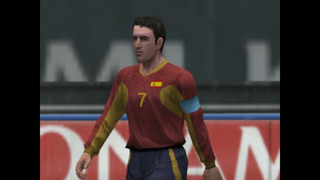 Winning Eleven 7 International (Japanese) on PlayStation 2 - Brazil x Spain