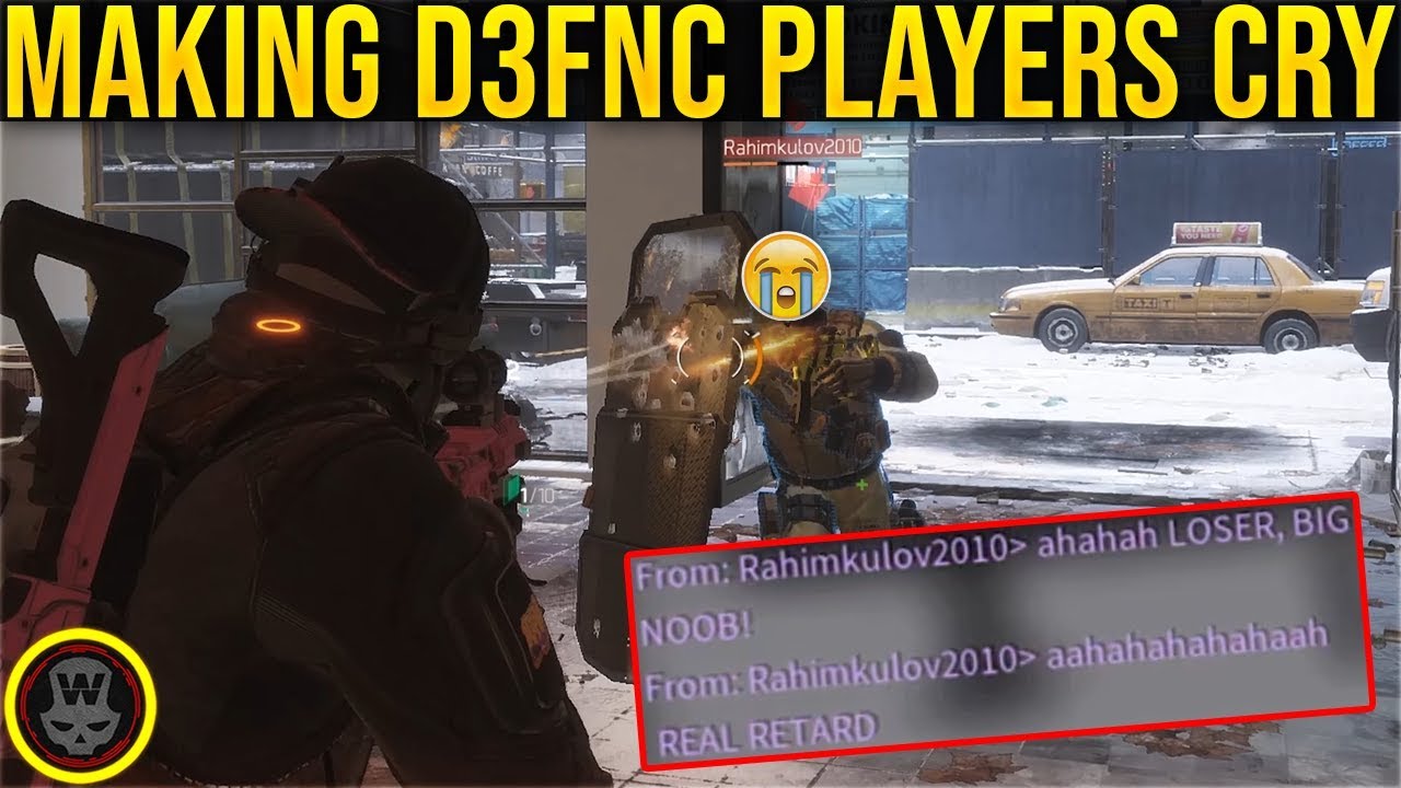 MAKING D3FNC PLAYERS CRY! SOLO DZ PVP #55 (The Division 1.8.3)