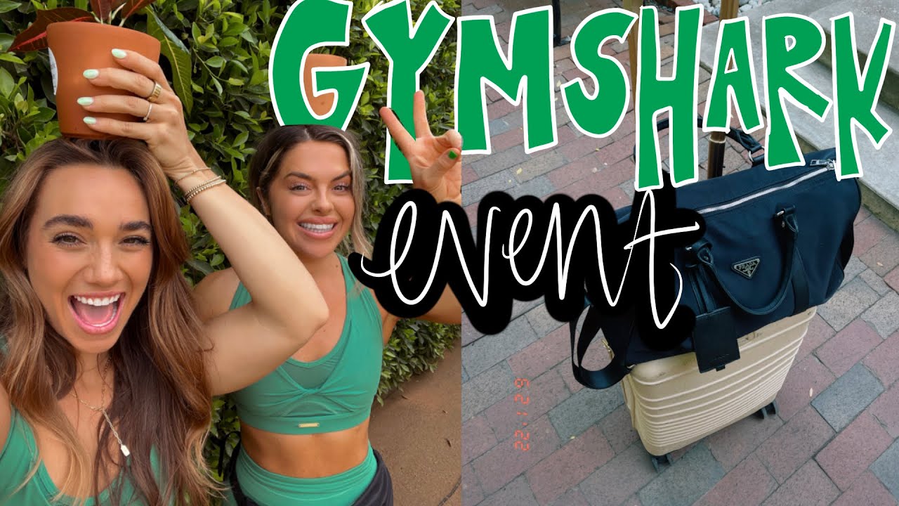 THE BUSIEST WEEK OF MY LIFE | gymshark event, HEALTHiES updates, and meeting fitness influencers!!!!