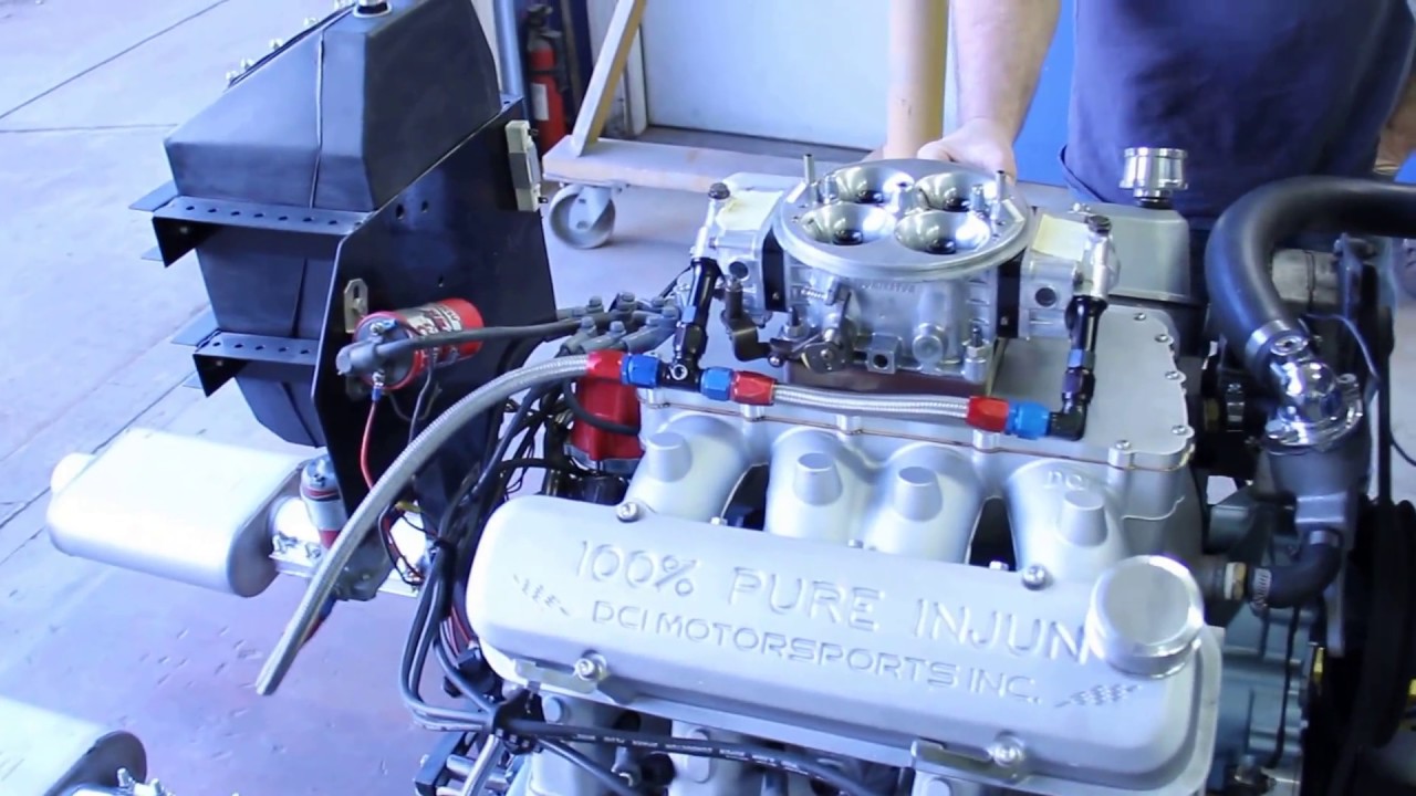 DCI Motorsports Ram Air 5  475 cu. in., 9-1, engine start up for the first time.