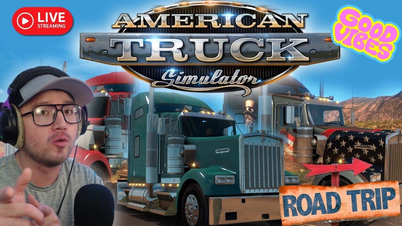 Late Night Trucking Vibes 🚛 | American Truck Simulator First Time Live