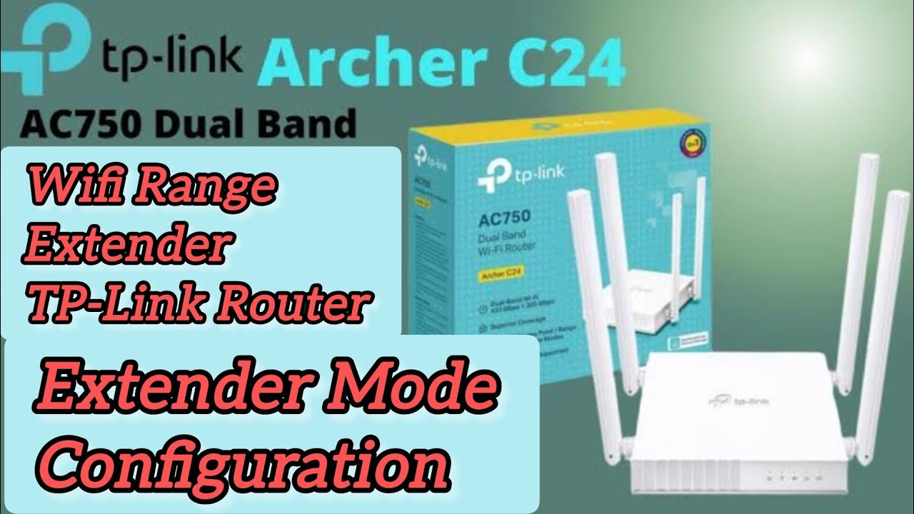 How to setup Tp link Archer C24 Wifi Router as Range Extender || Tp-Link Router WiFi Extender Setup