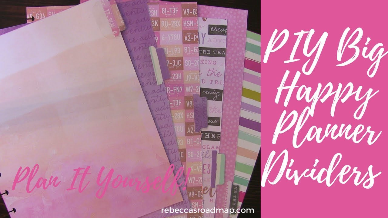 PIY Big Happy Planner Dividers