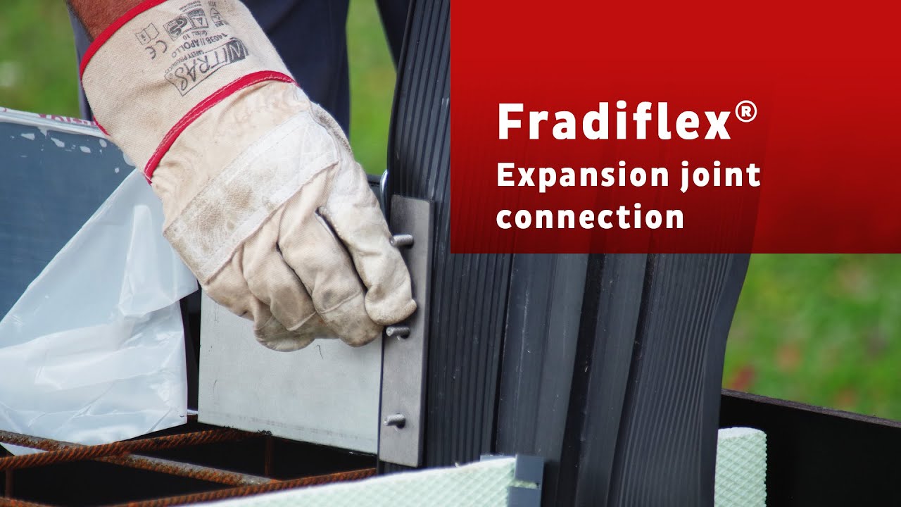 Easy connection between a PVC waterstop and a Fradiflex&reg; coated metal waterstop