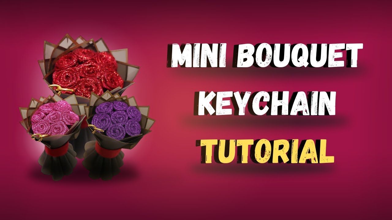 Make a STUNNING Mini Bouquet Keychain in 5 Minutes @Pianaz743