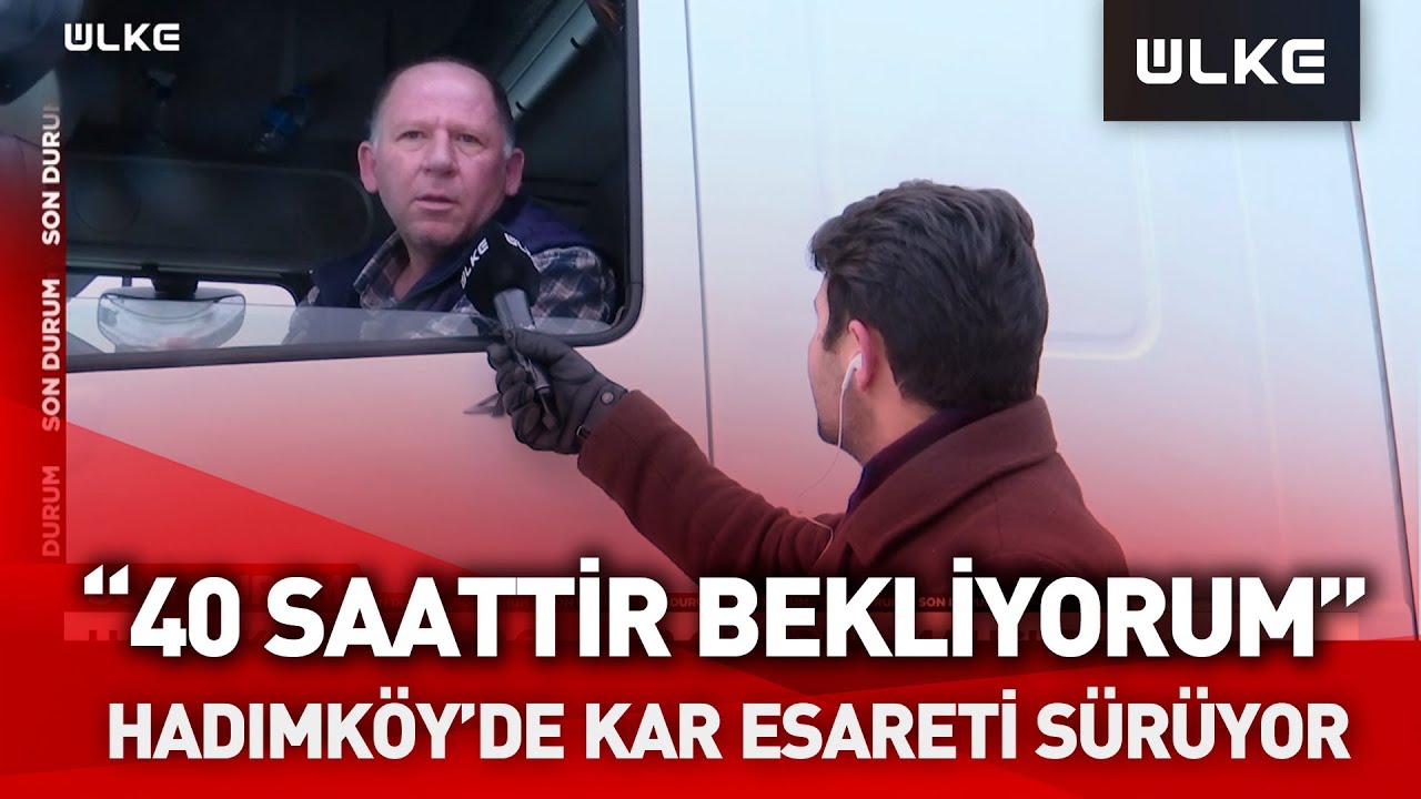 #SONDURUM I İstanbul Hadımköy'de Araçlar 2 Gündür Kurtarılmayı Bekliyor!
