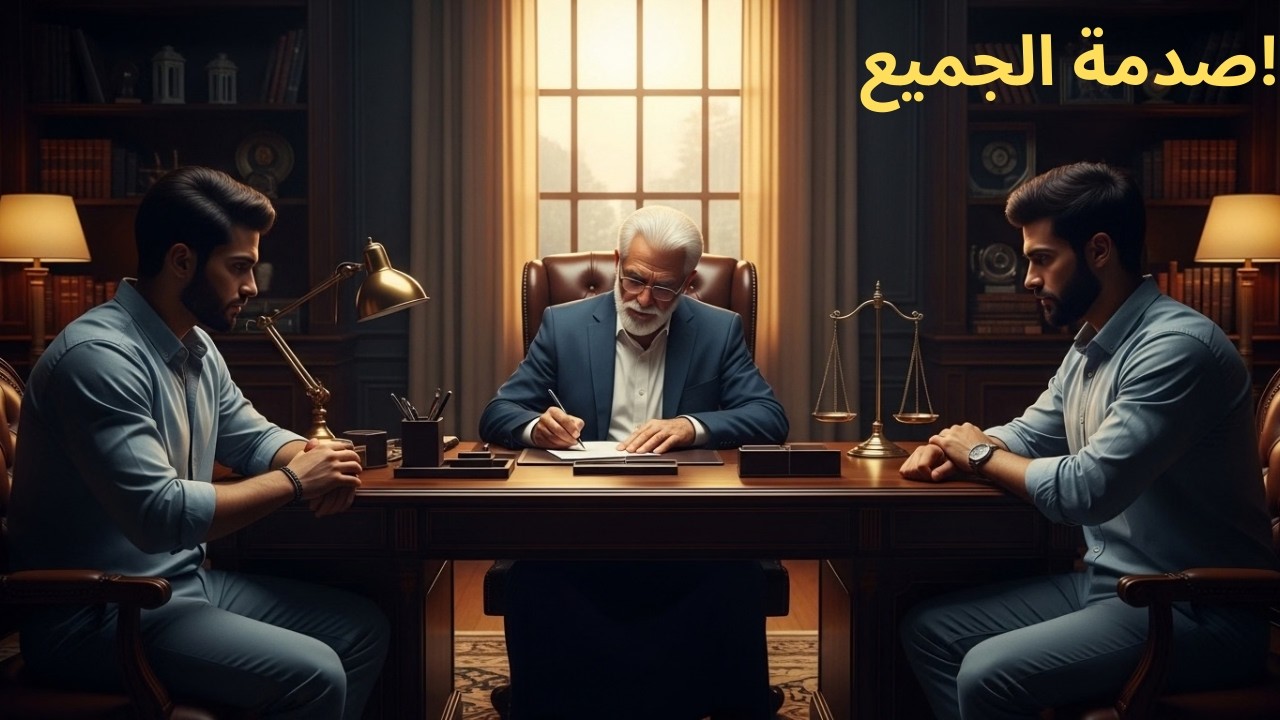 قسّم ثروته أمام ابنيه… لكن القرار الذي اتخذه صدم الجميع!