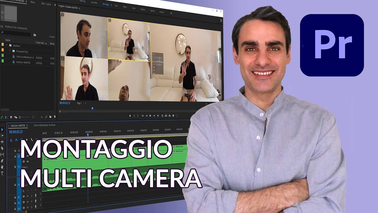 Montaggio Multicamera con Adobe Premiere Pro CC