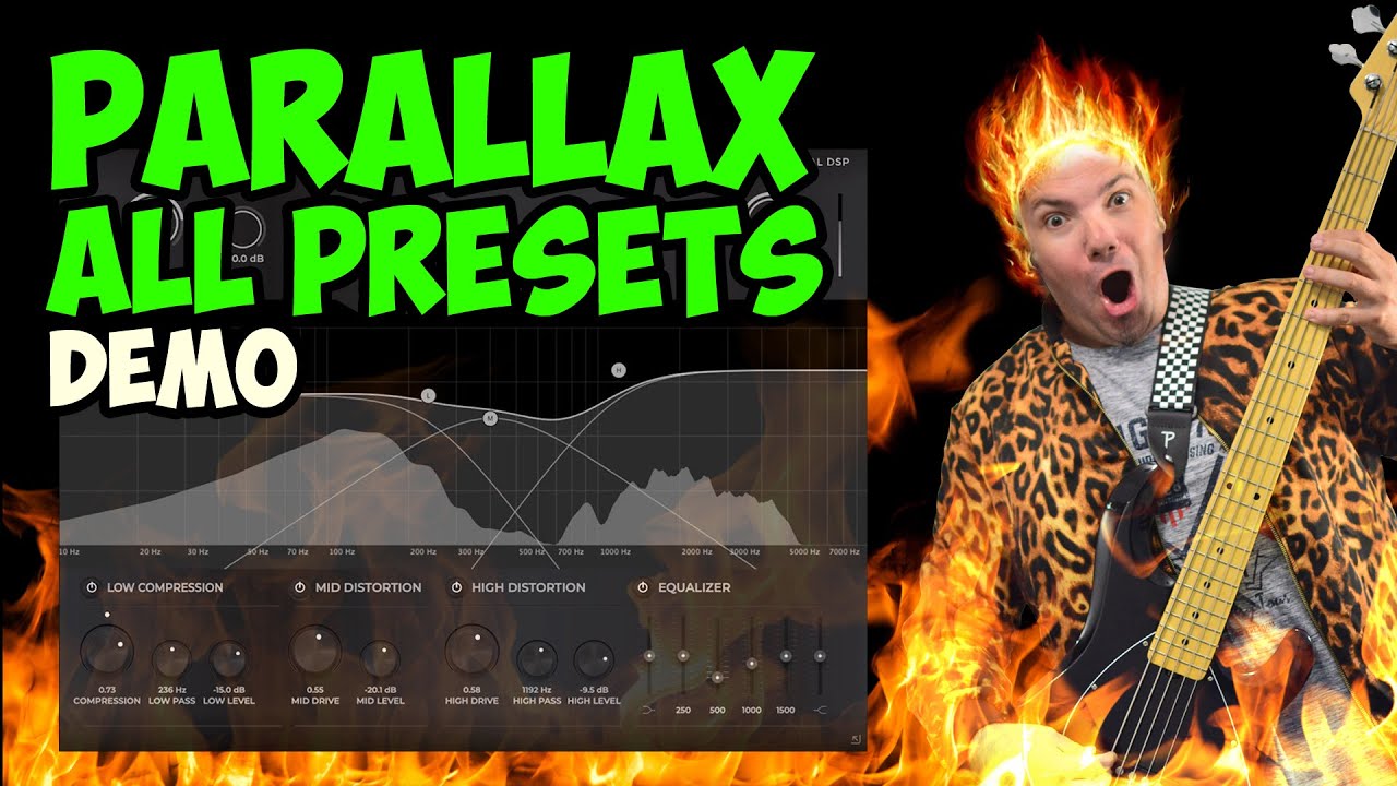 Neural DSP PARALLAX - THE BEST bass distortion VST plugin - all presets sound test