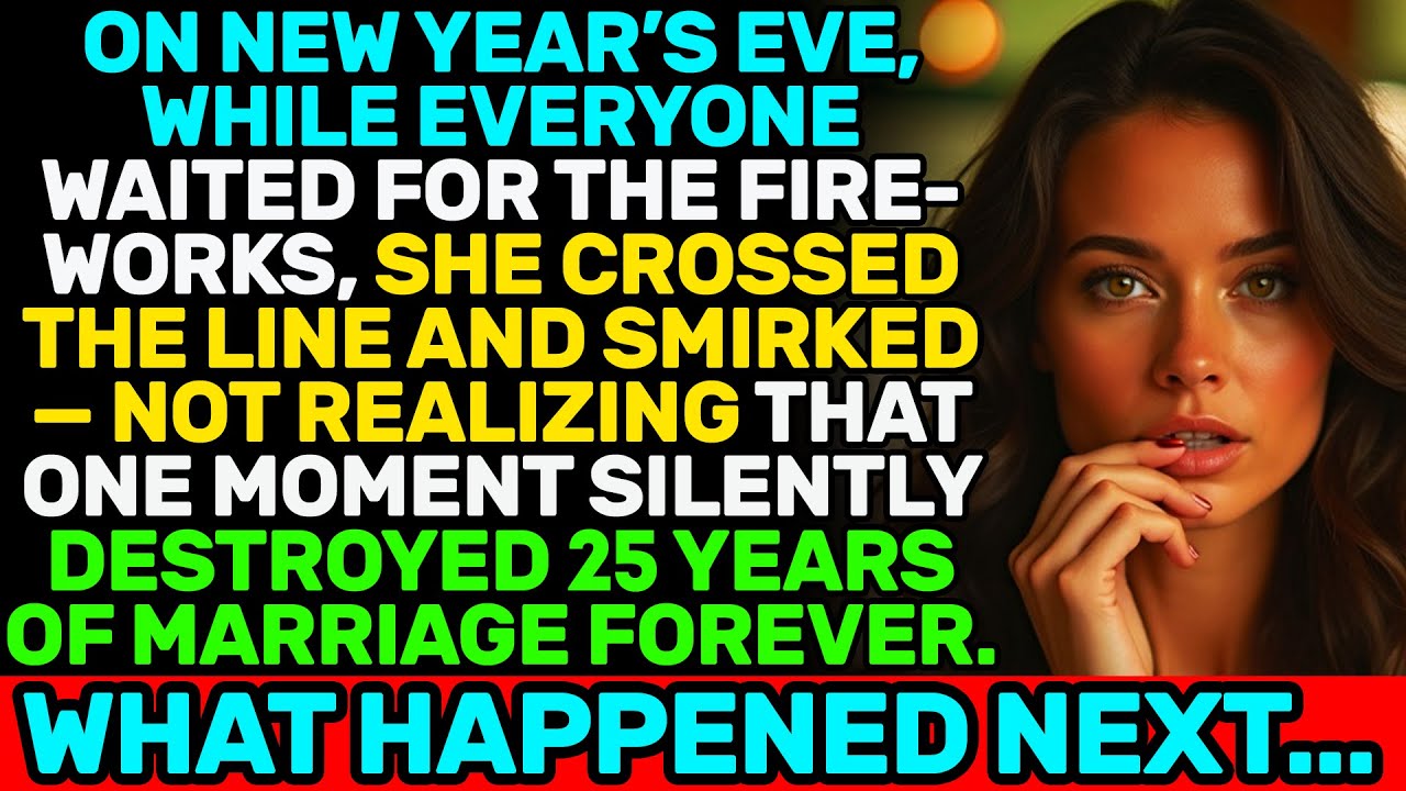On New Year’s Eve Before Fireworks, My Wife Smirked — 25 Years Ended Without A Word