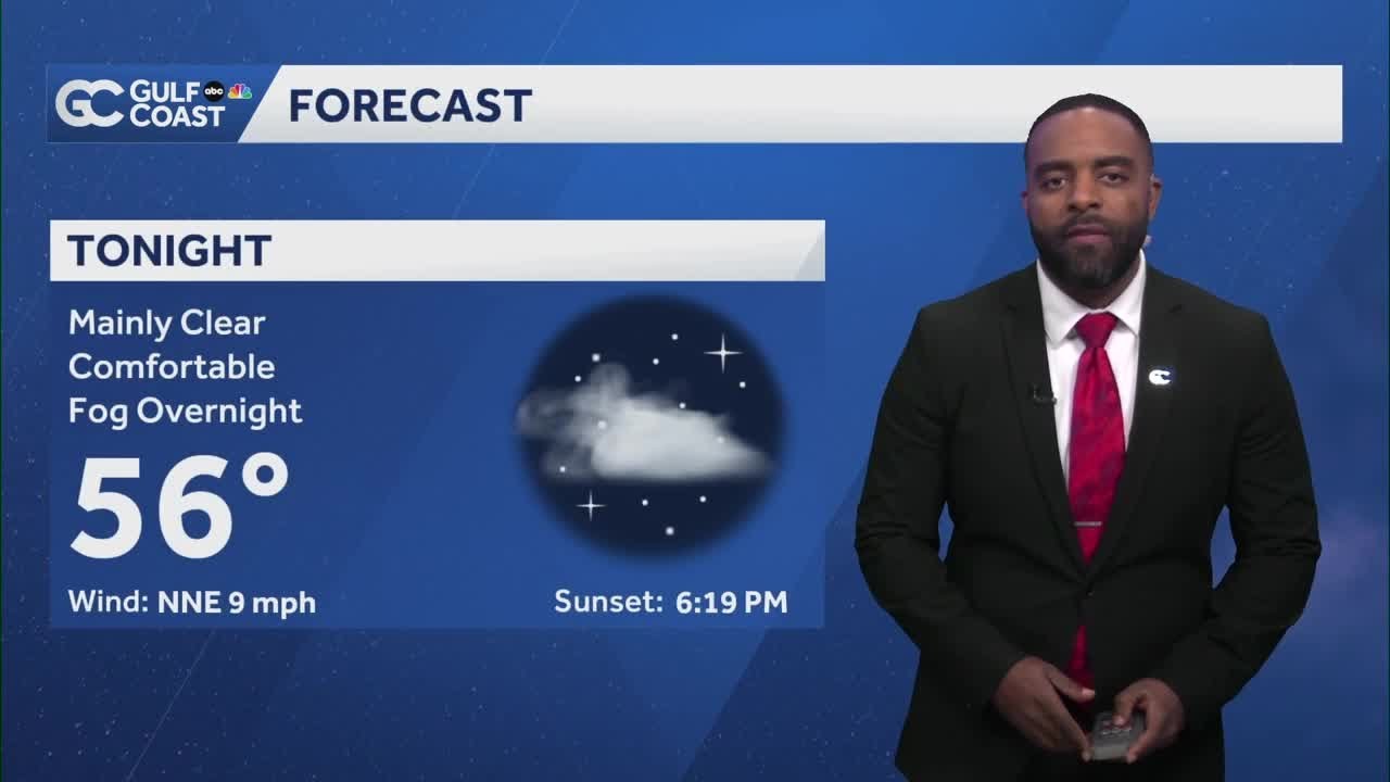 Dry Friday night with a warm, muggy weekend ahead