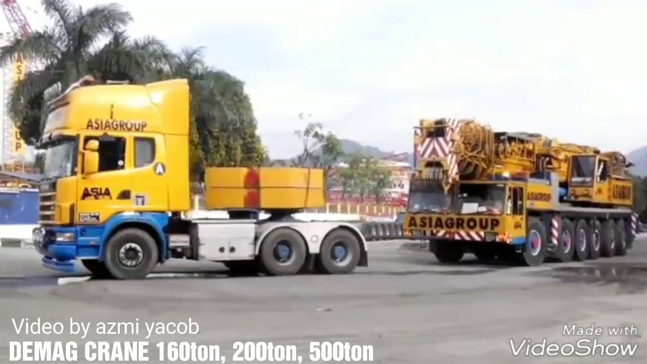 Towing crane Demag 160t, 200t n 500ton Asiagroup