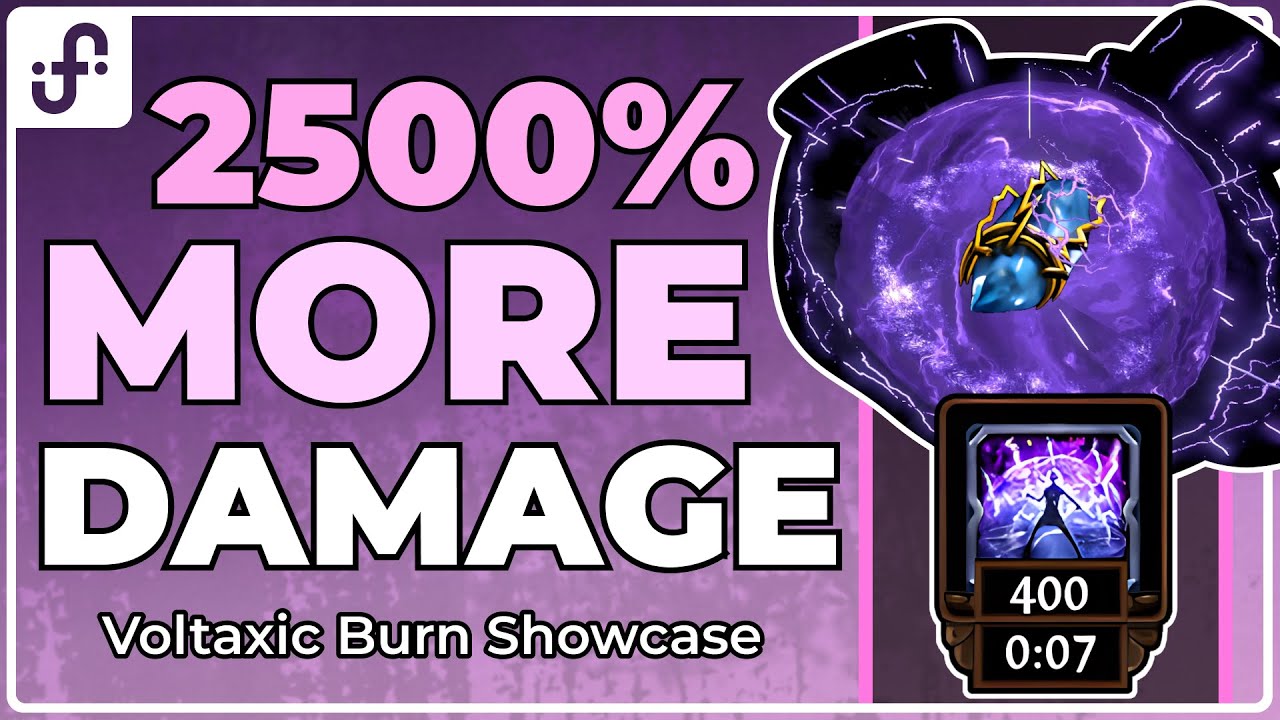 400 стеков и мечта — Voltaxic Burn Showcase [PoE 3.26]