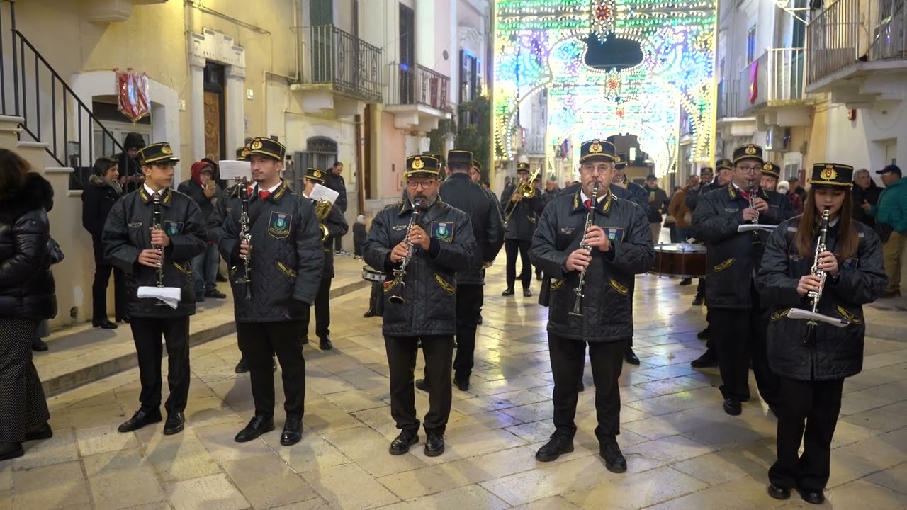 Banda di Triggiano - Inno a San Trifone - Ottava della Festa di San Trifone 17/11/24 Adelfia