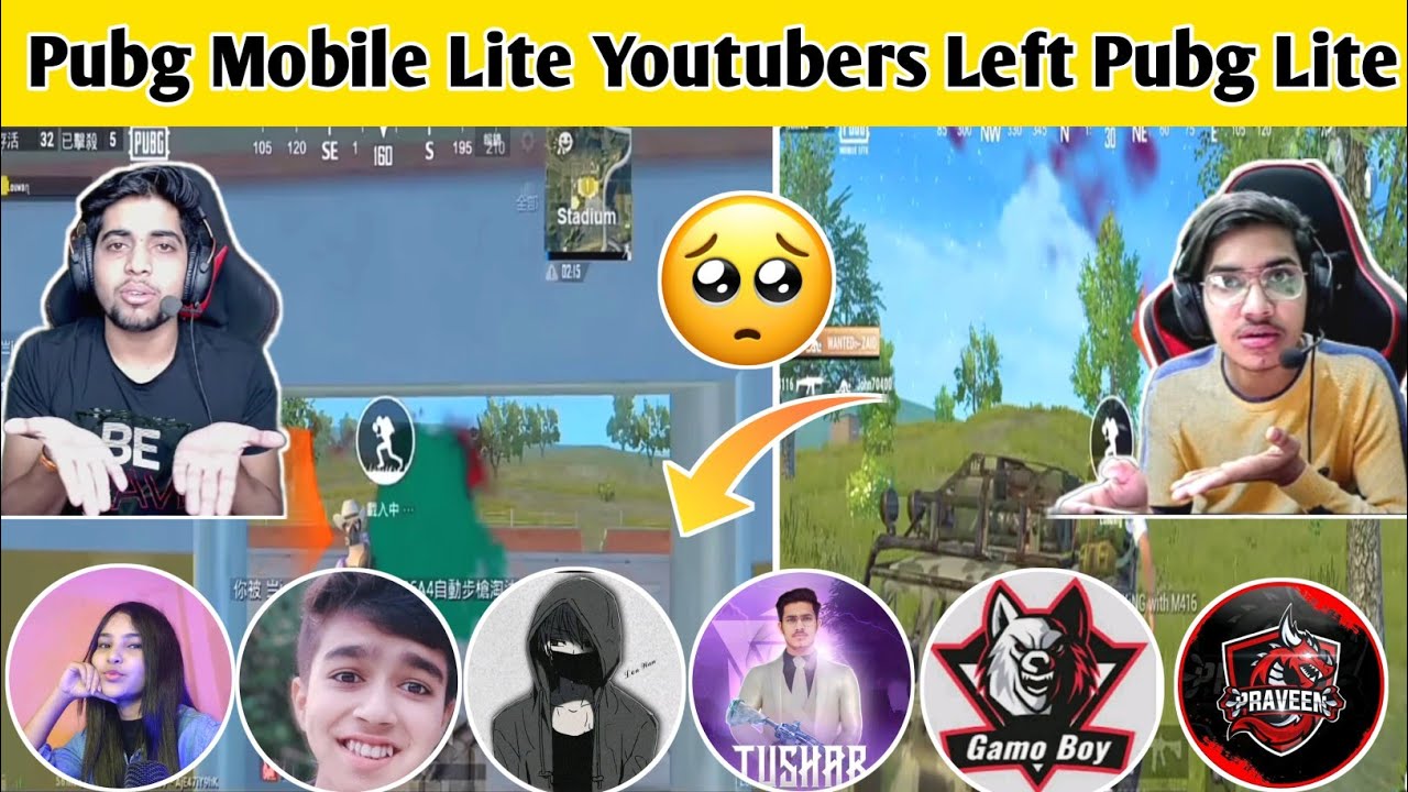 Pubg Mobile Lite Youtubers Left Pubg Lite 😔 || Youtubers Vs Config User,Hacker || Louwan Gaming