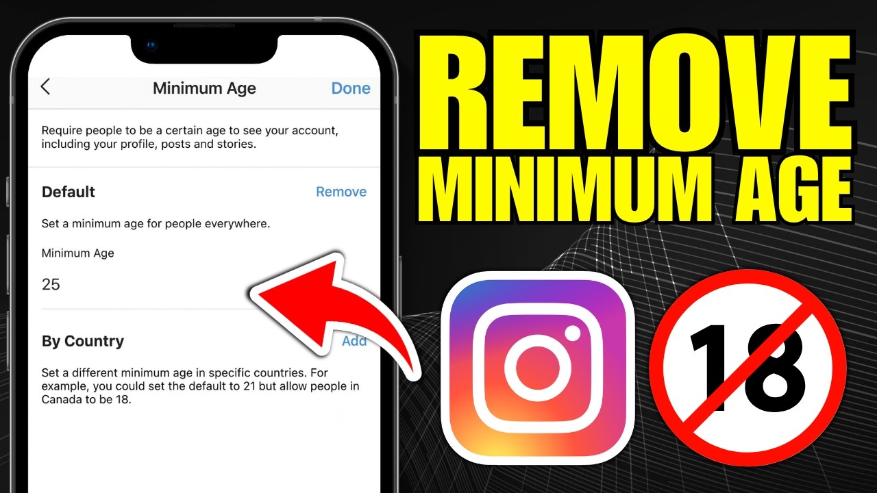 Как убрать возрастные ограничения в Instagram | Полное руководство 2026