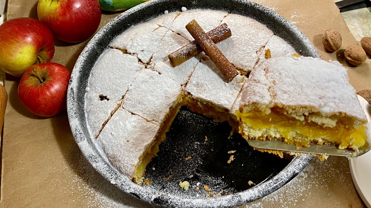 Pite me molla!!Delicious apple pie recipe!!