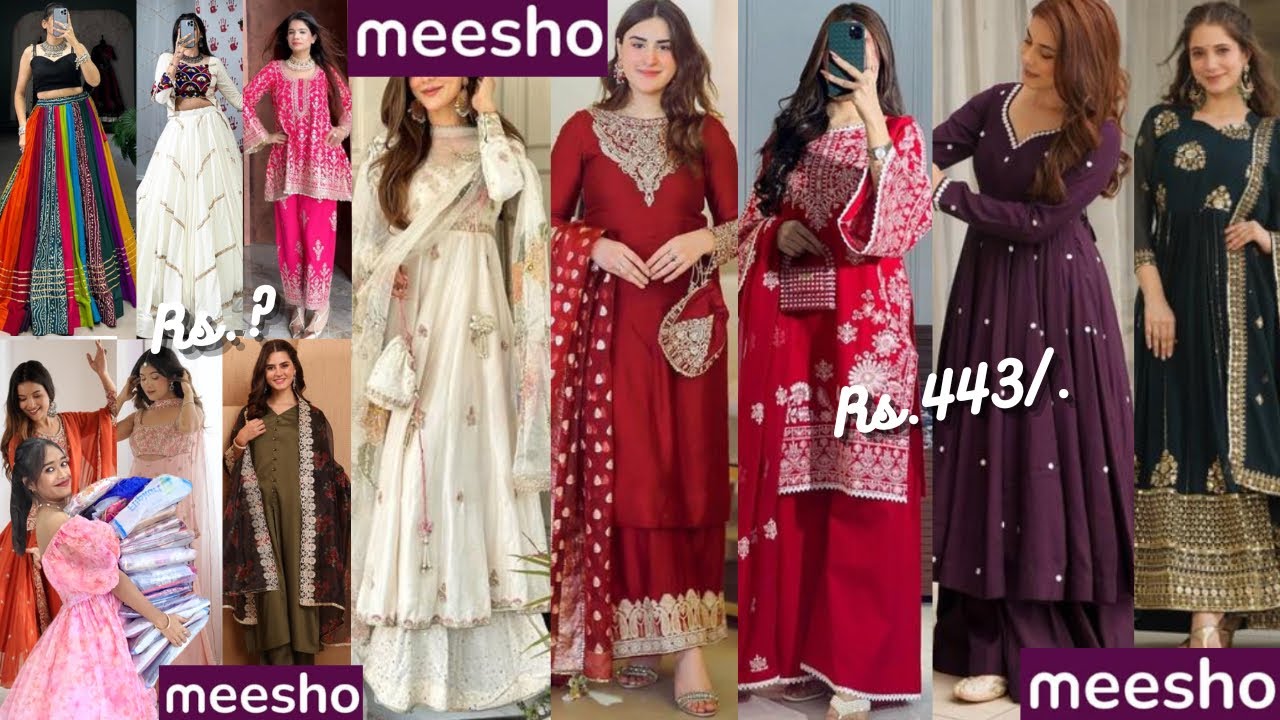 Meesho Huge Trendy *Festive* Ethnic Haul 🥰 || Omg 😨Isse Acha Kya Hoga Ab 😂Shaadi Special Laal Kpde🥲 