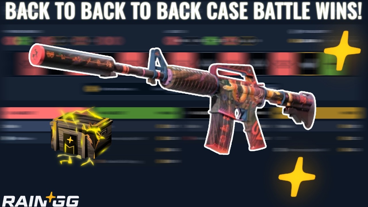 WE WON BACK TO BACK TO BACK CASE BATTLES ON RAIN.GG TO SECURE US A BIG SESSION!
