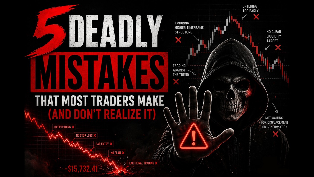 5 Smart Money & ICT Trading Mistakes You Don&rsquo;t Know You&rsquo;re Making!