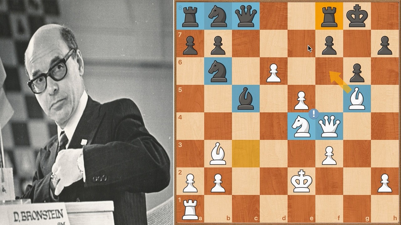 ¡ESTÁ LOCO! 🤯 Nadie juega AJEDREZ así: La masacre de BRONSTEIN a Ljubojevic