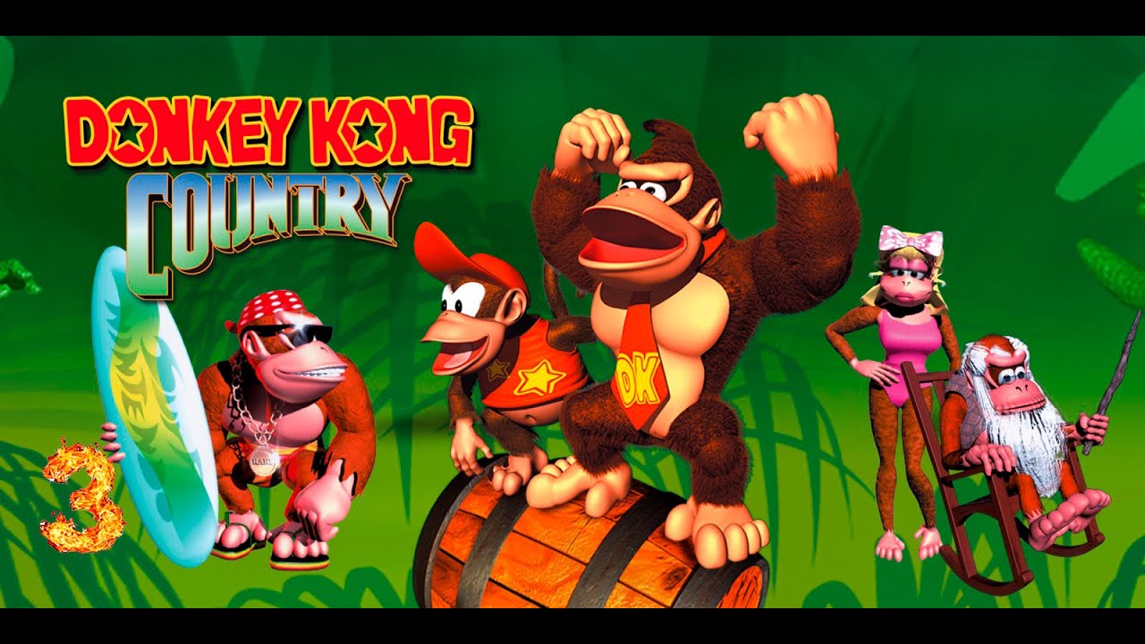 VALLE LIANA Y SUS MALDITOS BUITRES - DONKEY KONG COUNTRY SNES 1994