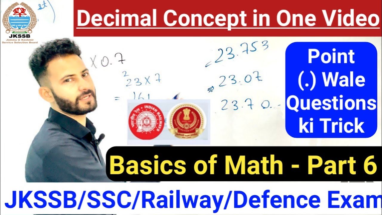 Decimal Calculations and Tricks || Basics of Math - Part 6 | Point wale Questions  ki Trick 🔥