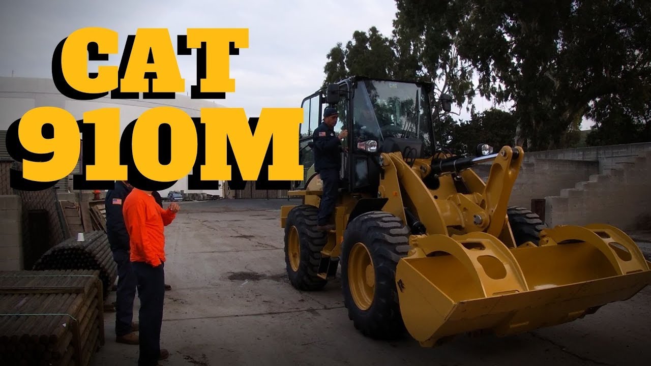 ARBORIST BUYS A CATERPILLAR 910M